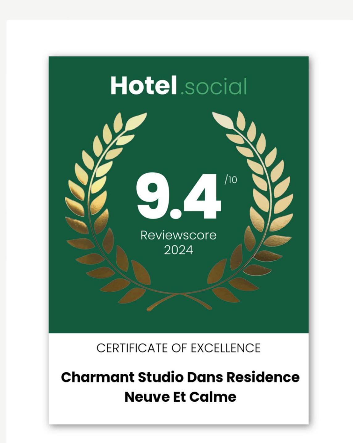 Charmant Studio Dans Residence Neuve Et Calme Corte  Exterior foto